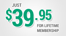 Just $39.95 for lifetime membership